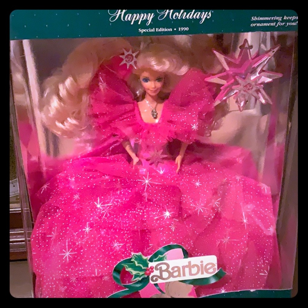 Happy holidays Barbie 1990